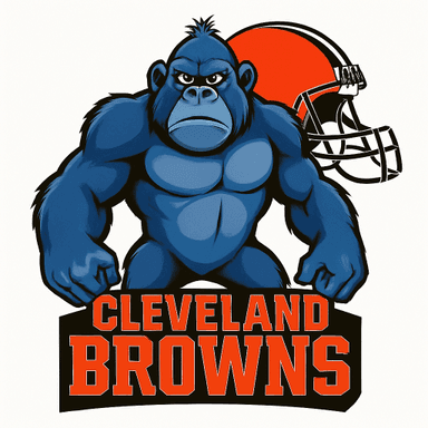 Cleveland Browns logo remixed with Lumpy
