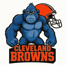 Cleveland Browns crest remixed with Lumpy