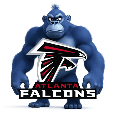 Atlanta Falcons logo remixed with Lumpy