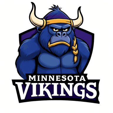 Minnesota Vikings logo remixed with Lumpy