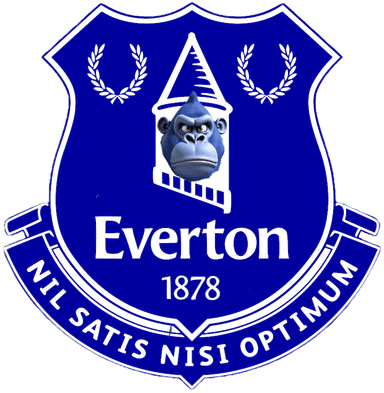 Everton crest remixed with Lumpy